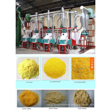 25 T / 24h Máquinas de moagem de farinha de milho, Fábrica de moagem de milho
